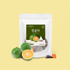 해담은티 제주 청귤티백차 생분해티백 1.2g 30개입
