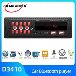 자동차 CD MP8 차량용 라디오 리시버 인 대시 핸즈프리 블루투스 스테레오 Mp3 플레이어 TYPE-C 2USB TF 1