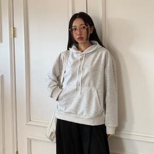 여자 빅사이즈 롱슬리브 민무늬 캥거루 데일리 후드티