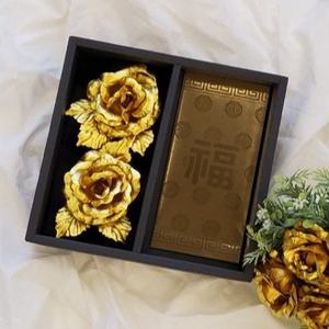 부모님 용돈 이벤트 골드 장미 두송이 명절용돈 어버이날