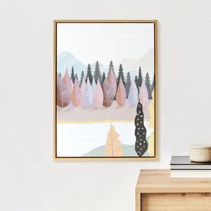 [BZJKNKW3_4B]감성 일러스트 캔버스 액자 풍경 벽인테리어