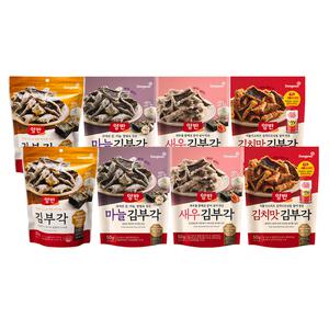 동원 양반 김부각 50g 오리지널+마늘+새우+김치맛 각2개씩 총 8개