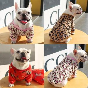 반려 플리스 패션 의류 애완 동물 강아지 고양이 후드 인쇄 부드러운 풀오버 셔츠 자켓 작은 개