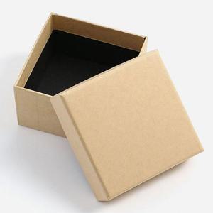 [BZI076N8_51]크라프트 사각 하드 심플 선물상자 9.5X9.5cm