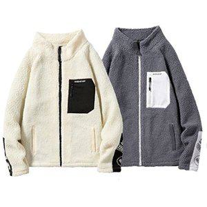 [엄지척]남자 여자 가벼운 외출 외투 뽀글이 플리스 재킷