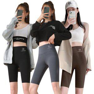 [3개세트]여성 5부 바이커 쇼츠 레깅스 바지 요가복 운동복 트레이닝복 반바지