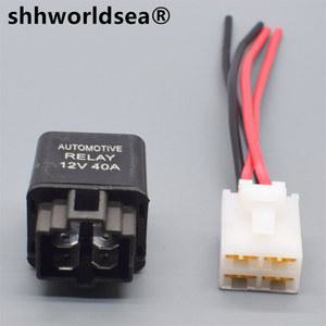 Shhworld sea 1pcs 자동 릴레이 12v 30A 5P 12V 4P 24V 24V 자동차
