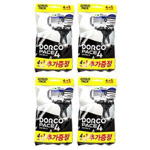 [기타]도루코 SXMVZATL 페이스4 휴대용 면도기 4P+1P X 4개
