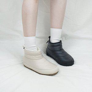 카마 패딩 털안감 방한 쿠션 키높이 스트링 숏부츠 4cm