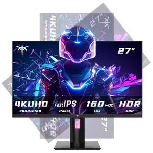 KTC 27인치 4K 게이밍 모니터, UHD 160Hz /144Hz 1ms 고속 IPS 모니터, 프리싱크 /G-싱크, HDR400, 132% sRGB, HDMI 디스플레이포트, VESA, 틸트 /높이 /피봇 조절 가능, H27P22S