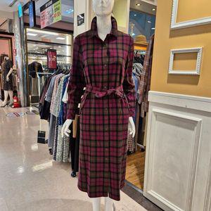 [BCBG] 비씨비지 가을24 피크 체크 원피스 B4C8O621_P369246827