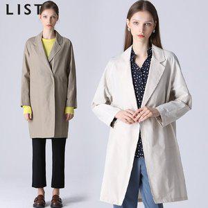[리스트]레드라벨 코튼 블렌드 롱 재킷_P321291383