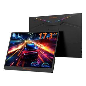 GT 미디어 2.5K 165HZ 휴대용 게이밍 모니터, 17.3