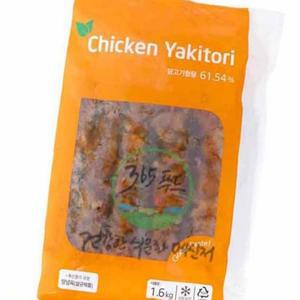 (다올)1.6kg 양념 닭꼬치 조리 닭꼬치 음식 전자렌지 간편