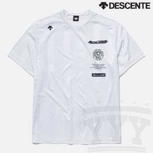 데상트 스포티 스트라이프 반팔티 SP223UTS43 WHT