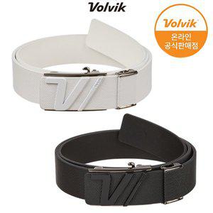 [볼빅] VOLVIK VBEB 사선 소가죽 남성 자동 골프벨트