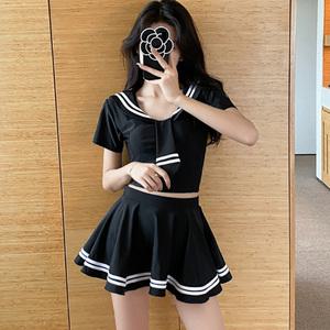 [더봉][속바지일체형] 마린 썸머 투피스 비키니모노키니