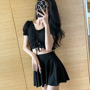 [더봉][속바지내장] 뮤엘 프릴 투피스 비키니모노키니