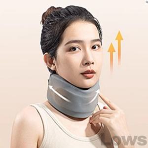 LOWS 바른자세 목쿠션 학생 직장인 목디스크 목보호대 경추 거북목방지 거북목교정기
