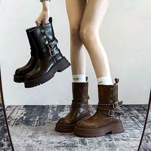 부츠 URS2366842 스웨이드미들부츠 여성레인부츠 패딩