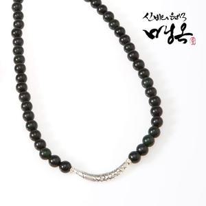 [JHQSV6UJ_52CC]흑녹옥 물고기 건강목걸이 9mm