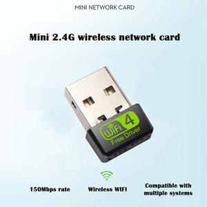 미니 USB 와이파이 원격 제어 어댑터 150Mbps 2.4G 안테나 Lan 이더넷 AC 수신기 무선 PC 컴퓨터네트워크