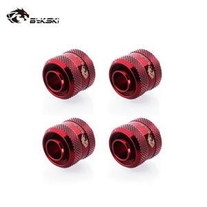 4개 Bykski 내경 10mm 외경 16mm 파이프 3/8 id 5/8 OD 소프트 튜브 피팅 핸드 커넥터
