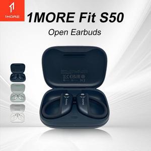 1MORE Fit 오픈 이어 버드 S50 무선 헤드폰 블루투스 4 마이크 IPX7 고속 충전 38 시간 재생