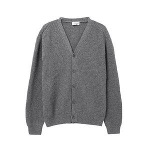 [리빌모아]남녀공용 노카라 니쥬 긴팔 데일리 가디건 FL2-CA-Q015-회색