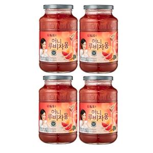 담터 허니 루비자몽 1kg 4개
