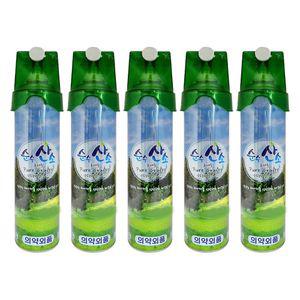 마스크 일체형 휴대용 순수 산소 816ml 5캔
