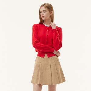 프릴넥 블루종 니트 가디건 PQ3KG961
