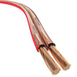 KabelDirekt 순수 구리 스테레오 오디오 스피커 와이어 케이블 - 독일산 16 AWG 게이지 15.2m(50피트) (HiF