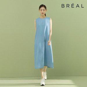 브리엘 25SS 데님 슬리브리스 원피스 2종