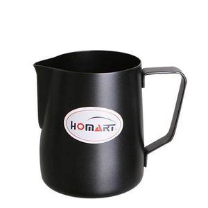 홈아트 테프론스팀피쳐 블랙 600ml 우유 라떼아트