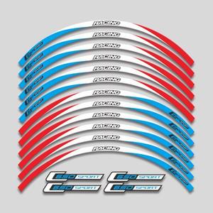휠 허브 스티커 반사 스트라이프 테이프 림 타이어 장식 데칼, BMW c650 스포츠 C 650 650SPORT 오토바이