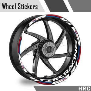 반사 휠 스티커 림 스트립 테이프 허브 데칼 액세서리 혼다 HRC CBR650R cbr 600 rr CBR 600 F4 f4i CBR100