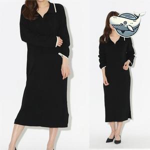 [오노마] ONM 편안한 니트 롱원피스 여름용 오버핏 스타일