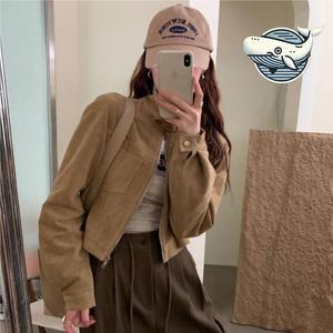 [오노마] ONM 트렌디한 소프트 크롭 자켓 스웨이드 차이나