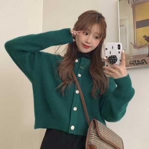 니트 대학생 캠퍼스 가디건 가을 룩 봄 아우터 (3kgbE)