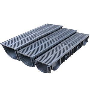 PE 배수로트렌치 집수정 수로관 도랑 11x4x60cm 배수로 2 배플 기본값과 트렌치 사이즈 일치