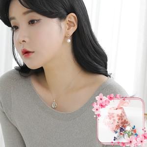 [ 달콤한 벚꽃사탕패키지] 물병자리 / HAPPY BIRYHDAY 써지컬목걸이(양면착용가