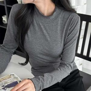 [피커]레이어드티 긴팔 티셔츠 반폴라
