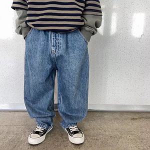 유아 키즈 아동복 십대 캐주얼 여름 옷 어린이 청바지 바지 의류 느슨한