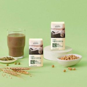 [신세계라이브쇼핑]일일하우 더 맛있는 식물성 프로틴밀 125ml 48팩 단백질음료 BCAA 900mg / 단백질8g