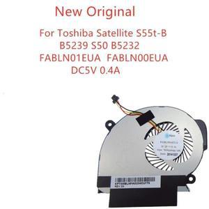 도시바 위성 S55t-B 용 정품 노트북 CPU 냉각 선풍기, B5239, S50, FABLN01EUA, FABLB, N00EUA, DC5V, 0.4A
