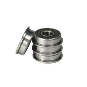 F698-2RS 플랜지 베어링, 미니어처 깊은 그루브 볼 8x19x6mm, 20 개, 100