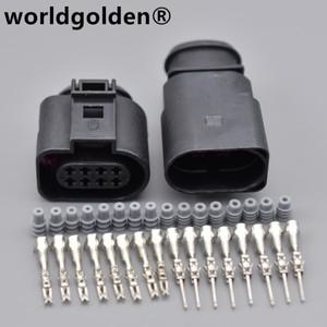 World golden 8 핀 1J0 973 714 1.5mm 자동 커넥터 자동차 레이더 기어 박스 배선 하네스 소켓 1J0973714 V