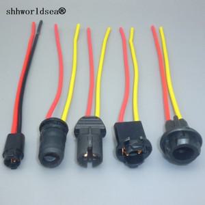 2PCS W5W T10 T5 전구 소켓 홀더 자동차에 적합 트럭 보트 부드러운 고무 커넥터 확장 액세서리