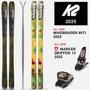 2425시즌 케이투 올마운틴 프리라이드 스키 K2 SKI MINDBENDER 89 TI+GRIFFON 13 BK/TAN